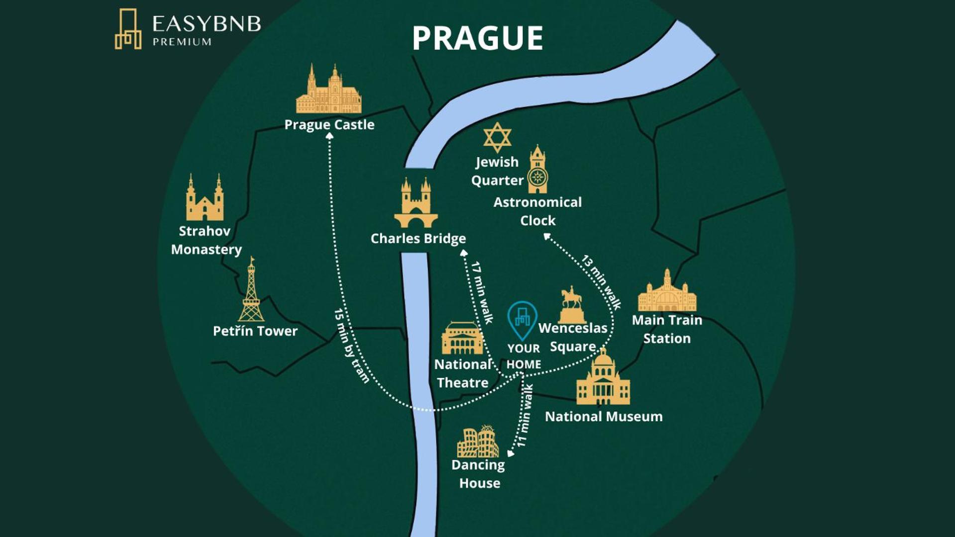 Prague Center Apartment With Fireplace Экстерьер фото